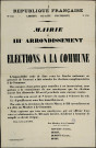 N°135. Elections à la Commune