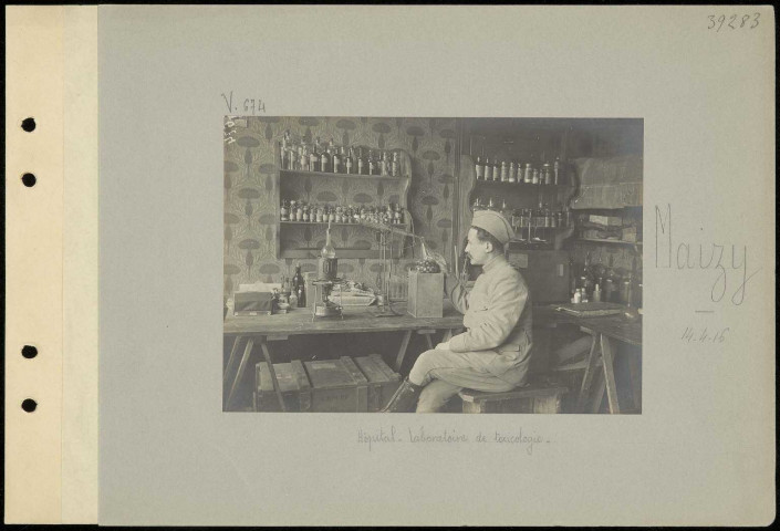 Maizy. Hôpital. Laboratoire de toxicologie