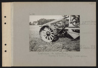 Laverrière. Expériences de motoculture : charrue à tracteur Doizy ; la roue motrice