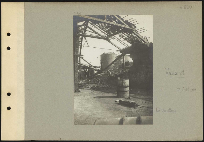Vauxrot. La distillerie