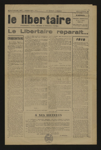 1944 - Le Libertaire