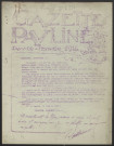Gazette Pauline - Année 1916 fascicule 1, 4,8, 9, 11, 12