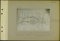 Strasbourg. Carte du chemin de fer de Strasbourg à Bâle en 1841. (Bibliothèque nationale. Cabinet des Estampes)
