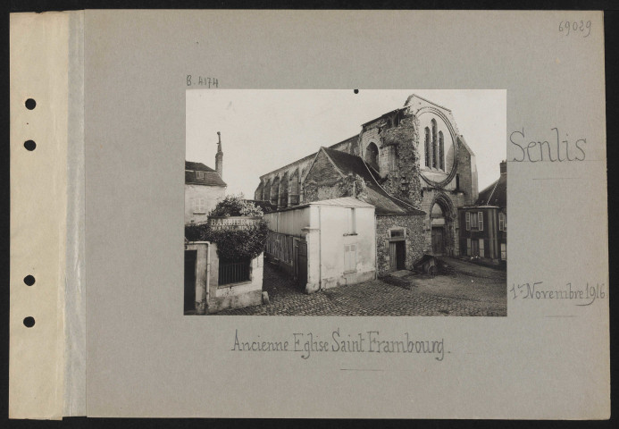 Senlis. Ancienne église Saint-Frambourg