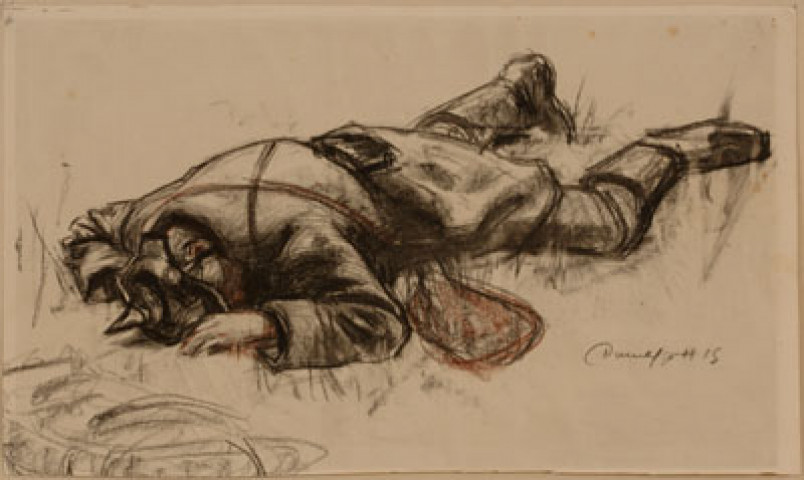 (Soldat allemand mort) 1915