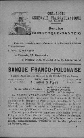 La Pologne politique, économique, littéraire et artistique (1925, n°1 - n°24)