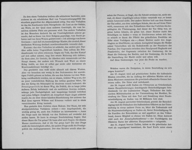 Vom Völkerbund und der öffentlichen Meinung. Sous-Titre : Sonderdruck Nr. 18 der Deutschen Liga für Völkerbund aus "Europäische Gespräche" 1923, Nr. IV/V