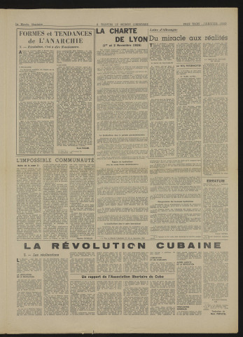 1960 - Le Monde libertaire