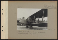 Villacoublay. Camp d'aviation. Avion allemand Friedrischafen capturé