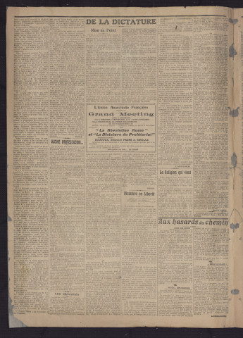 1921 - Le Libertaire