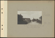 Blaise. Un coin du village occupé par les Allemands. À gauche, maison détruite en 1914