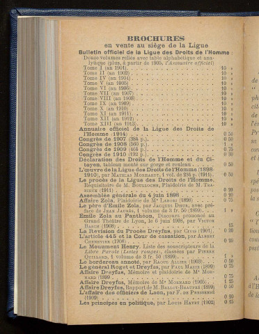 Décembre 1915 - Bulletin officiel de la Ligue des Droits de l'Homme