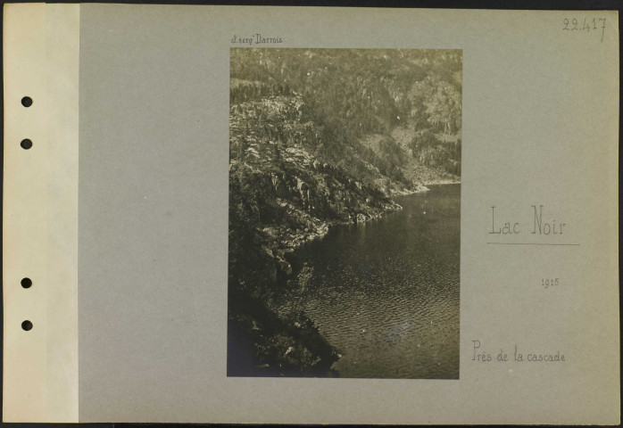 Lac Noir. Près de la cascade