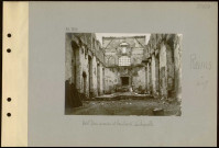Reims. Hôtel-Dieu incendié et bombardé. La chapelle