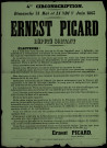 Ernest Picard député sortant…