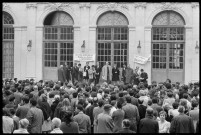 Grève à la Bibliothèque nationale. Conférence de presse dite Reichstag. Exposition de peinture