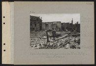 Crépy-en-Valois. Après le bombardement par avions du 28 au 30 mai : usine Mercereau