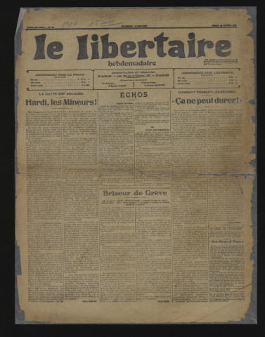 1914 - Le Libertaire