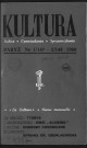 Kultura (1960, n°1(147) - n°12(158))  Sous-Titre : Szkice - Opowiadania - Sprawozdania  Autre titre : "La Culture". Revue mensuelle