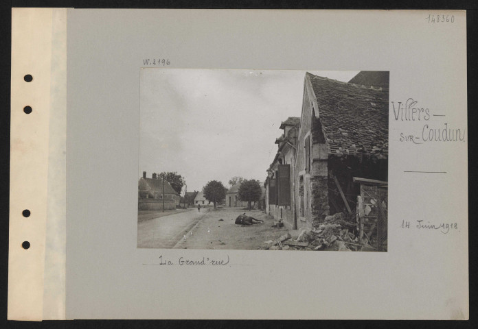 Villiers-sur-Coudun. La grand'rue