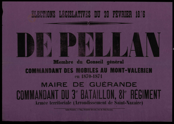 Maire de Guérande : De Pellan