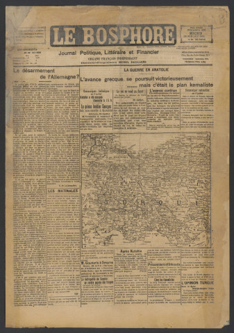 Juillet 1921 - Le Bosphore