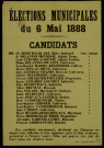 Élections Municipales : Candidats