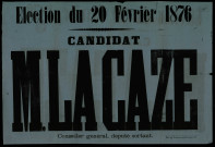 Candidat M. Lacaze