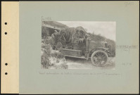 La Neuville-au-Pont (près). Treuil automobile du ballon d'observation de la 57e compagnie d'aérostiers