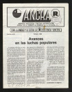 ANCHA. Agencia noticiosa chilena antifascista - édition en espagnol - 1980