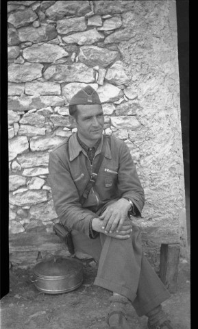 Lieutenant"Mity", Leopold Czerniak, polonais de France, section logistique de la XIIIe brigade