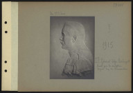 S.l. Lieutenant général belge Biebuyck. Buste par le sculpteur Eugène De Bremaecker