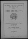 Série législative. Sous-Titre : Nomenclature des textes de lois et règlements parus dans la Série législative de 1925 à 1929, vol. VI à X