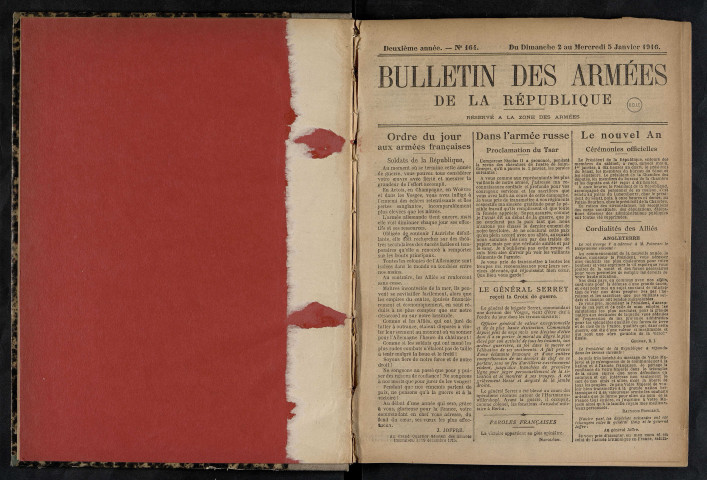 Année 1916 fascicule 164-226