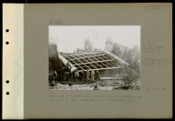 Valenciennes. Pont de l'Esplanade, coupé par les Allemands pendant leur retraite, en novembre 1918