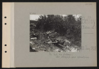 Belloy (plateau de). Au sud du plateau : abri allemand pour mitrailleuses