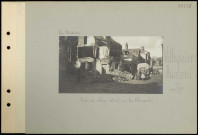 Villequier-Aumont. Partie du village détruit par les Allemands