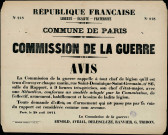 N°218. Tout chef de légion est tenu d'envoyer Une situation de l'effectif, armement, habillement et besoins