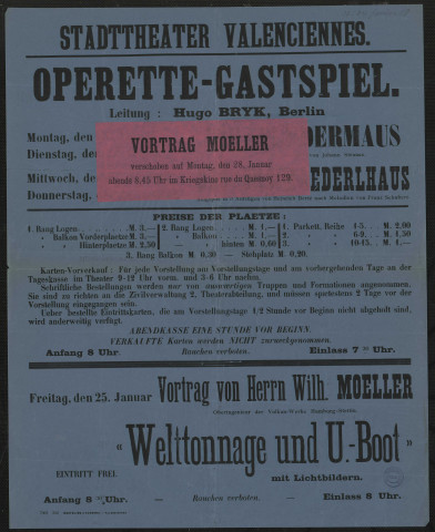 Stadttheater Valenciennes : Operette-Gastspiel