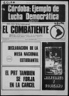 El Combatiente n°181, 3 de septiembre de 1975. Sous-Titre : Organo del Partido Revolucionario de los Trabajadores por la revolución obrera latinoamericana y socialista