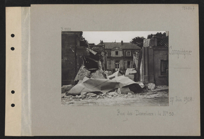 Compiègne. Rue des Domeliers : le numéro 30
