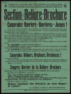 Section reliure brochure