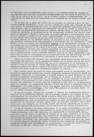 Alarma (1966 ; n°9). Sous-Titre : Boletín de Fomento obrero revolucionario. Autre titre : Boletín de FOR