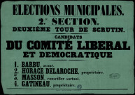 Elections municipales : candidats du comité libéral et démocratique