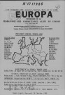 Europa (1986; n°17-20)  Sous-Titre : Périodique de la Fédération des Combattants Alliés de l'Europe