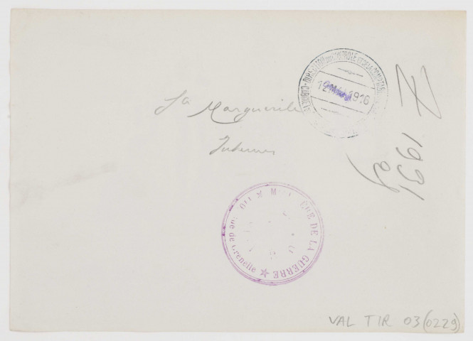 Sainte-Marguerite. Internés