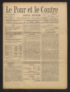 Le Pour et le Contre - Année 1915 - Numéros 25 à 47