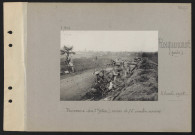 Rocquencourt. Panorama : (au premier plan), canon de 75 contre-avions