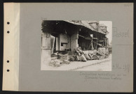 Passel. Destructions systématiques par les Allemands : maisons éventrées