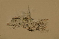 Dieppe devant Vaux. (Bombardement du) 23 février 1916 (Verdun)